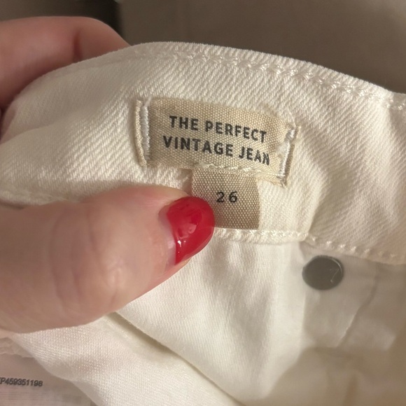 MADEWELL The Perfect Vintage Jean in Tile White with Comfort Stretch - Picture 11 of 12